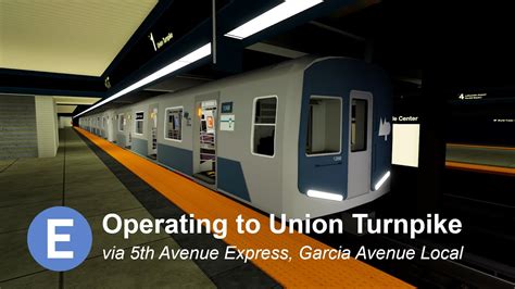 PTA Subway Operating A PST 4R E Express Train To Union Turnpike