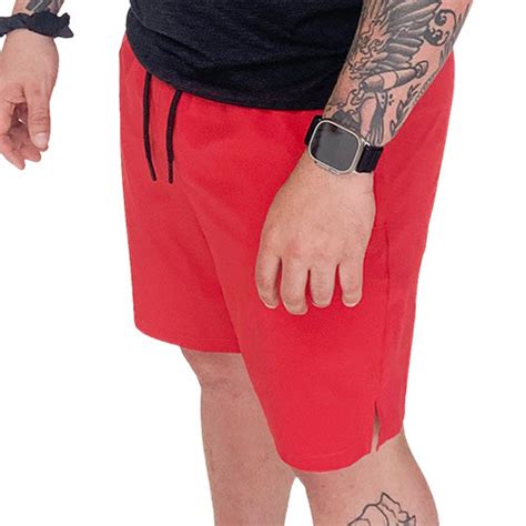 Mens Shorts Red Constantly Varied Gear