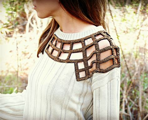 Diy Embellished Sweater Trash To Couture Bloglovin