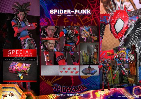 Take Down Society With Hot Toys New Spider Verse Spider Punk Figure