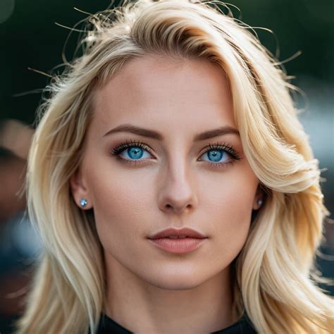 Blonde Beauty With Lip Piercing Stable Diffusion Online