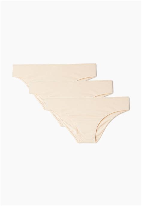 Трусы 3 шт Milabel lingerie цвет бежевый MP002XW1HOO9 купить в интернет магазине Lamoda