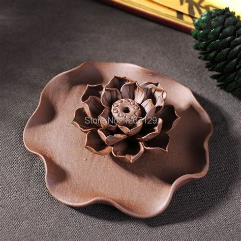 Купить оригинальные Грубая керамика joss stick плита аромат lotus lotus ...
