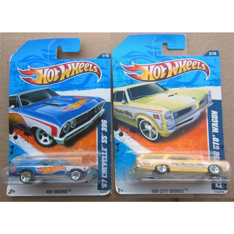 Kit Miniaturas Hot Wheels Chevelle Ss E Custom Gto Novas E Lacradas Shopee Brasil