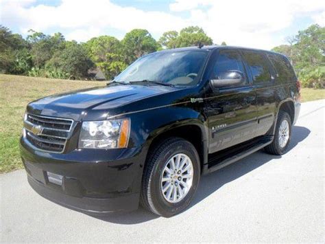 Find Used 09 Black Chevy Tahoe Hybrid Only 34k Miles With Navigation