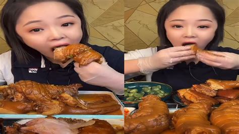 Korean Asmr Eating Muknang Show By Jin Asmr Youtube