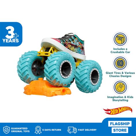 Jual Hot Wheels Monster Trucks Sneakerhead Mainan Mobil Balap Shopee Indonesia