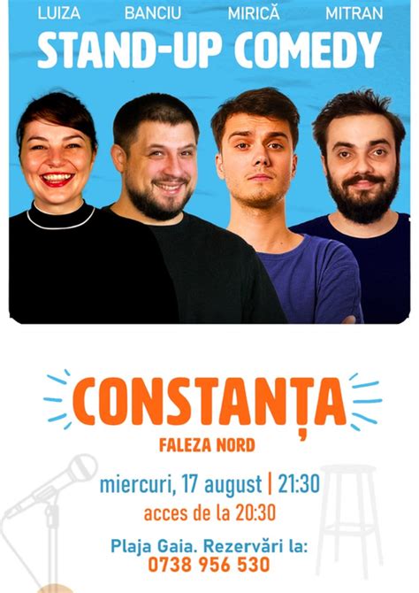 Bilete Constanta Stand Up Comedy cu Banciu Ioana Luiza Mitran și