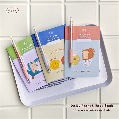 Jual Daily Life Pocket Notebook Diary Agenda Buku Catatan Journal