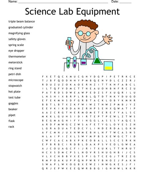 Lab Equipment Worksheet Answer Key - Wordworksheet.com