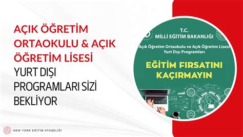 2023 2024 Öğretim Yılı Açık Öğretim Ortaokulu Ve Açık Öğretim Lisesi