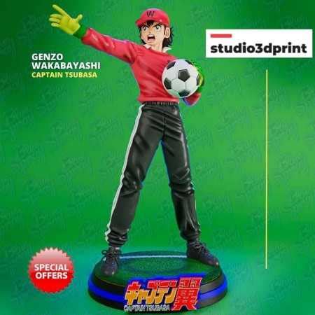 Captain Tsubasa Genzo Wakabayashi STL 3D Print Files