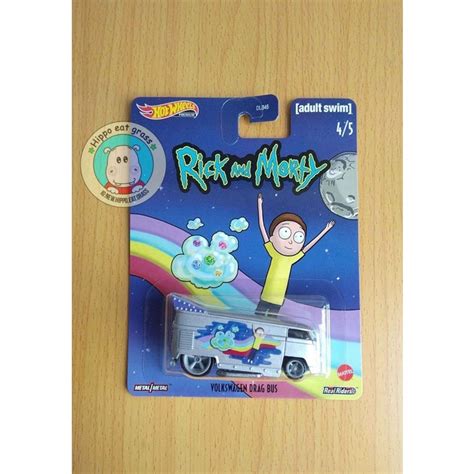 Hot Wheels Hotwheels Rick And Morty Volkswagen Drag Bus Shopee Malaysia