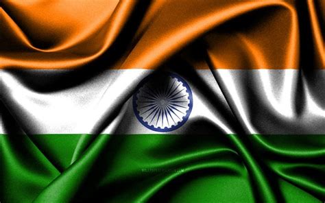 Indian Flag 4K Asian Countries Fabric Flags Day Of India Flag Of