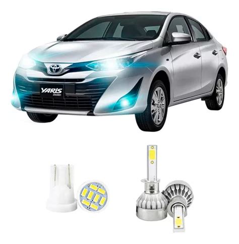 Lampada Led Farol Baixo Toyota Yaris 2018 A 2022 20000lm MercadoLivre