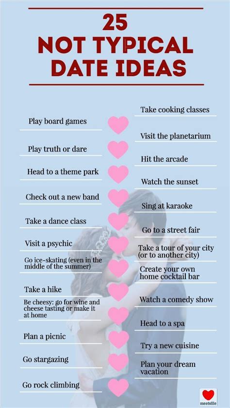 25 Not Typical Date Ideas Romantic Date Night Ideas Cute Date Ideas