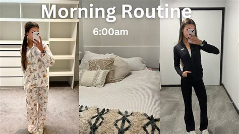 6am Morning Routine Realistic Productive Habits Youtube