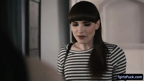 TS Natalie Slides Her Shedick Inside The Pussy Of Her Roommate Reagan