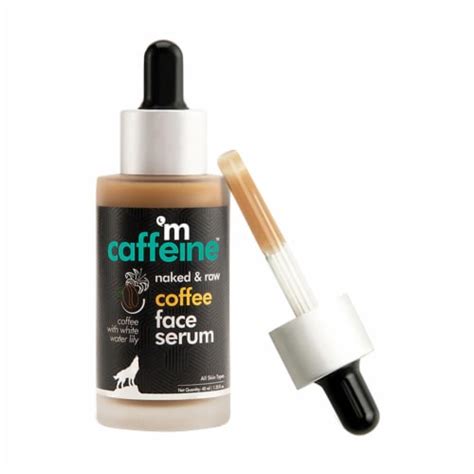 Mcaffeine Naked And Raw Coffee Face Serum Coffe Water Lily For Unisex Oz Serum Oz