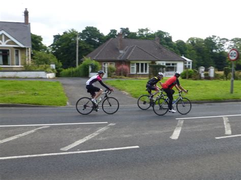 Cyclists Hospital Road Omagh © Kenneth Allen Cc By Sa20 Geograph