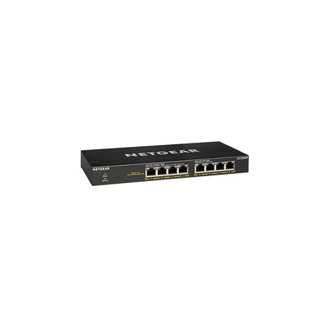 NETGEAR GS308PP 8 Port Gigabit Ethernet SOHO PoE Unmanaged Switch 83W