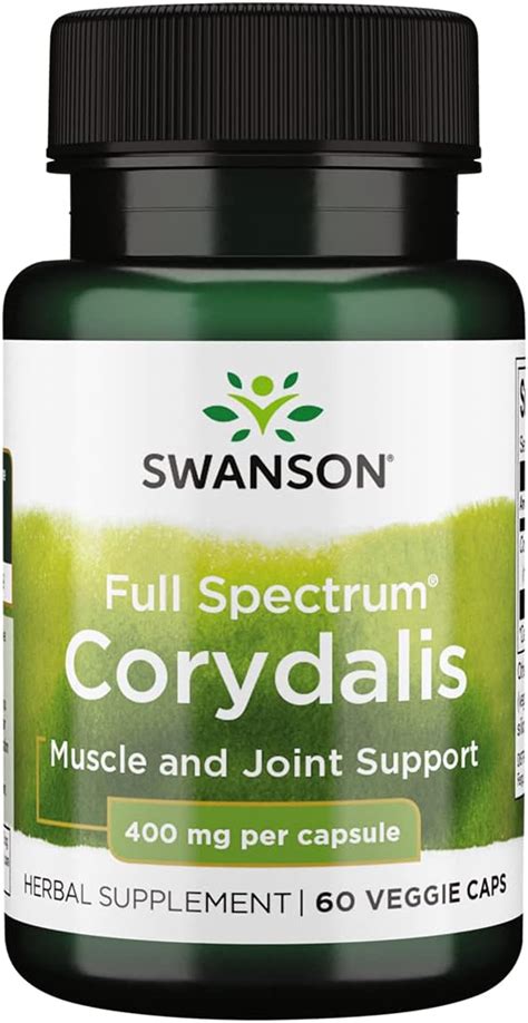 Amazon Swanson Full Spectrum Corydalis 400 Milligrams 60 Veg