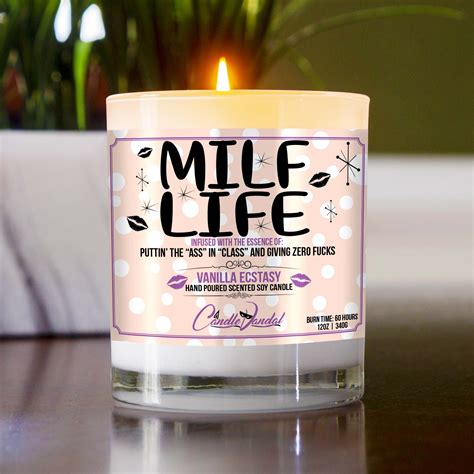 MILF Life Candle Funny Mommy Candles