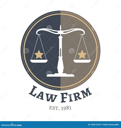 Law firm design stock vector. Illustration of fairness - 182812764