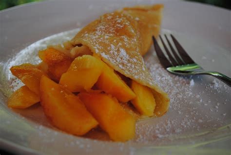 Peach Crepes Recipe Cat Can Cook