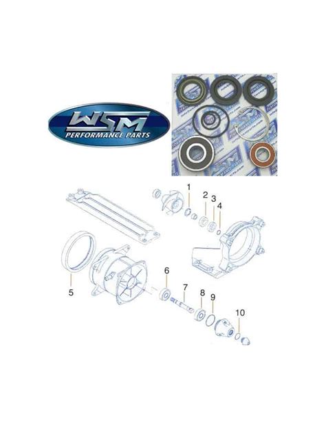 Kit R Paration Turbine Kawasaki Jet Pump Repair Kit Wsm