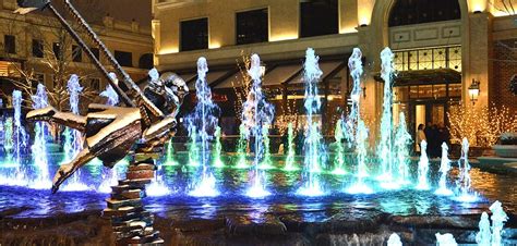 Outside the Lines Water Feature at The Village at Meridian