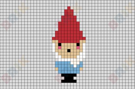 Gnome Pixel Art Pixel Art Pixel Art Characters Lego Art