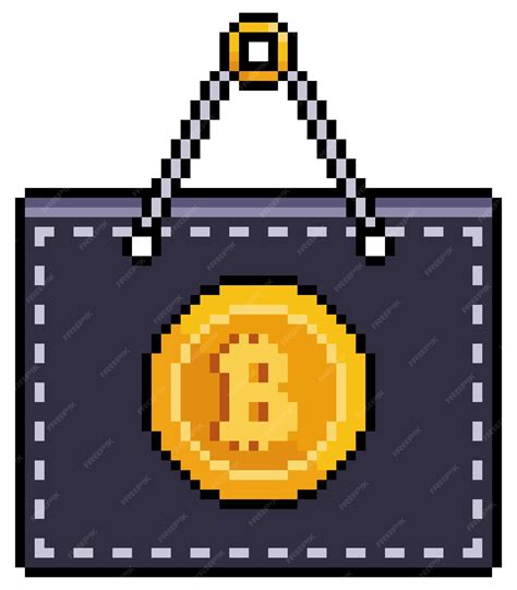 Пиксельная доска для продажи биткойнов. значок вектора доски объявлений ...