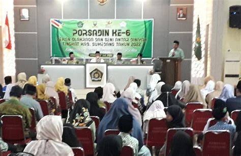 140 Peserta Ikuti Porsadin Tingkat Kabupaten Kabupaten Sumedang