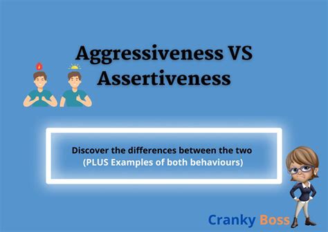 Aggressiveness vs Assertiveness - Cranky Boss 