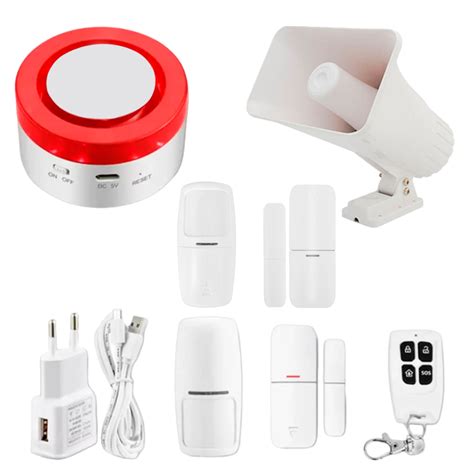 Kit Alarma Smart Life Wifi H Sirena W Sensores Bintech Technology