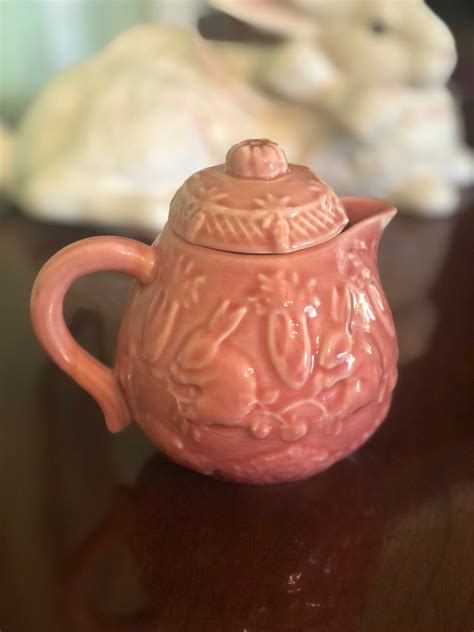 Pink Bordallo Pinheiro Bunny Creamer Etsy