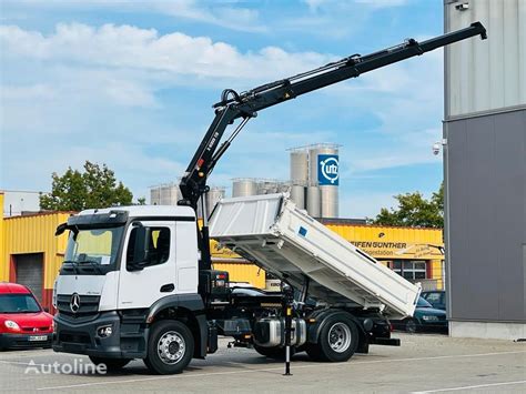 Mercedes Benz Actros 5 1840 4x2 Dreiseitenkipper HIAB 118 3 Dump Truck