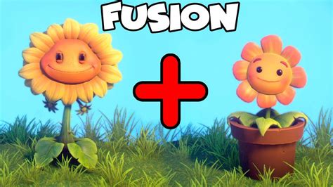 Fusion Flor Girasol Con Flor Curativa Plants Vs Zombies Garden