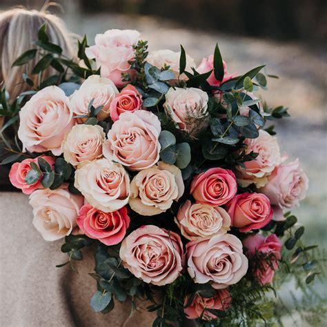pink rose flower arrangements  pink roses fresh flower bouquet