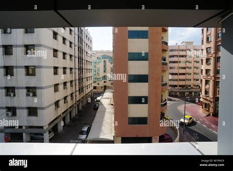 Balcony, View, Deira, Dubai, UAE, United Arab Emirates Stock Photo - Alamy