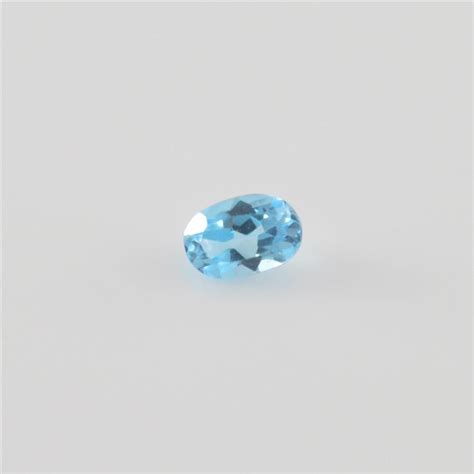 Loose Gemstone 065ct Genuine Blue Topaz Gemstone Property Room