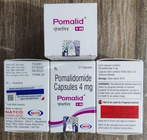 Pomalid Mg Pomalidomide Capsules At Rs Box Rawaton Ka Bass