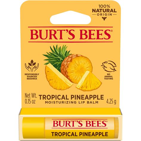 Burts Bees Lip Balm Tropical Pineapple