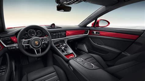 Porsche Panamera Interior Red