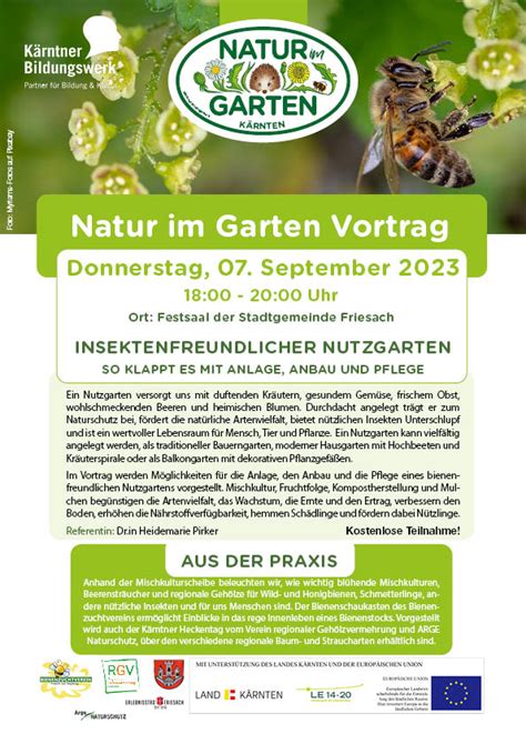 Insektenfreundlicher Nutzgarten Natur Im Garten In Friesach