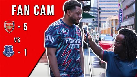 Arsenal 5 1 Everton Troopz Fan Cam Another Disappointing Season