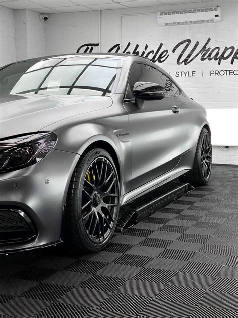 Mercedes C Amg Satin Dark Grey Personal Wrapping Project