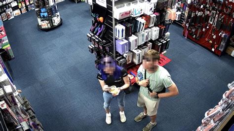 Video Toowoomba Man Caught Pocketing Huge Adult Shop ‘item The