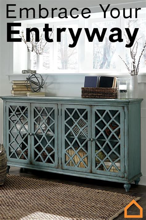 Embrace Your Entryway Ashley Homestore Decorative Storage Cabinets